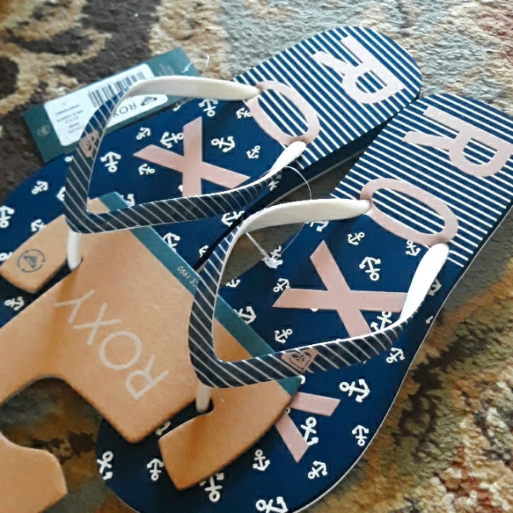 6x*Host Pick*Roxy adorable flip flop sandals - Picture 11 of 16